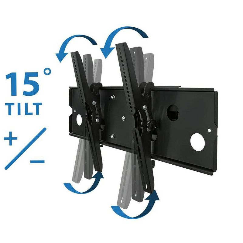 Mount-It! Dual Arm Full Motion TV Mount | Heavy-Duty Articulating TV Bracket for 32 - 60 in. Flat Screen | 20.25 in. Arm Extension | 175 Lbs. Capacity, 5 of 7