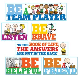 Eureka® Peanuts® Be The Best You Can Be Bulletin Board Set - 1 of 3
