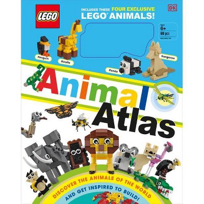 Lego Animal Atlas : Discover the Animals of the World and Get Inspired to Build! - (Hardcover) - by Rona Skene