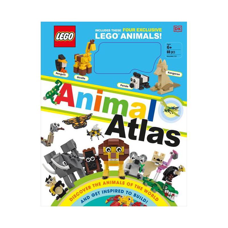 Lego Animal Atlas : Discover the Animals of the World and Get Inspired to Build! - (Hardcover) - by Rona Skene, 1 of 2