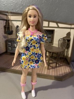 Barbie Fashionistas Doll #208 With Down Syndrome Wearing Floral Dress ...