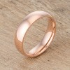 Slickblue Contemporary 5mm Wedding Band - Unisex Stainless Steel, Rose Gold/Gold/Silver, Sizes 5-14 - 2 of 4