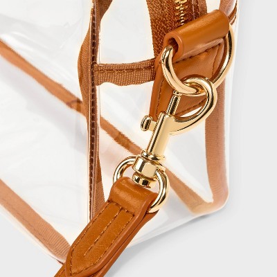 Camera Crossbody Bag - Universal Thread Clear: Structured Vinyl Handbag, Adjustable Strap - image 5