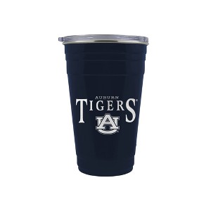 NCAA Auburn Tigers Tailgater Tumbler - 22oz: Stainless Steel, Acrylic Lid - 1 of 2