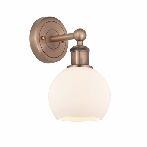 Innovations Lighting Athens 1 - Light Sconce in  Antique Copper - image 1 of 1