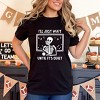 Simply Sage Market Wait Until It's Quiet Apple Short Sleeve Tee - XL - Black - 3 of 4
