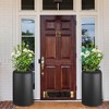 Tall Round Planters Set of 2 with a Water Level Monitor, Self Watering Pots for Indoor and Outdoor Plants, Flower Pots - 2 of 4
