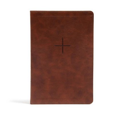 CSB Every Day with Jesus Daily Bible, Brown Leathertouch - by  Csb Bibles by Holman & Selwyn Hughes (Leather Bound)