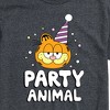 Men's - Garfield - Garfield Party Animal Short Sleeve Graphic T-Shirt - 2 of 4