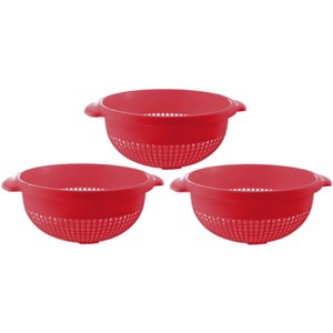 YBM Home 14 Inch Deep Plastic Colander, Pack of 3 - 1 of 3