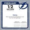NHL Tampa Bay Lightning 2025 Box Calendar - 4 of 4