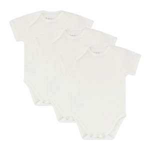 Ely's & Co. Baby Cotton Ribbed Undershirts-Bodysuits - 3 Pack - 1 of 4