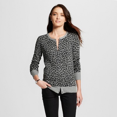 animal print cardigan target