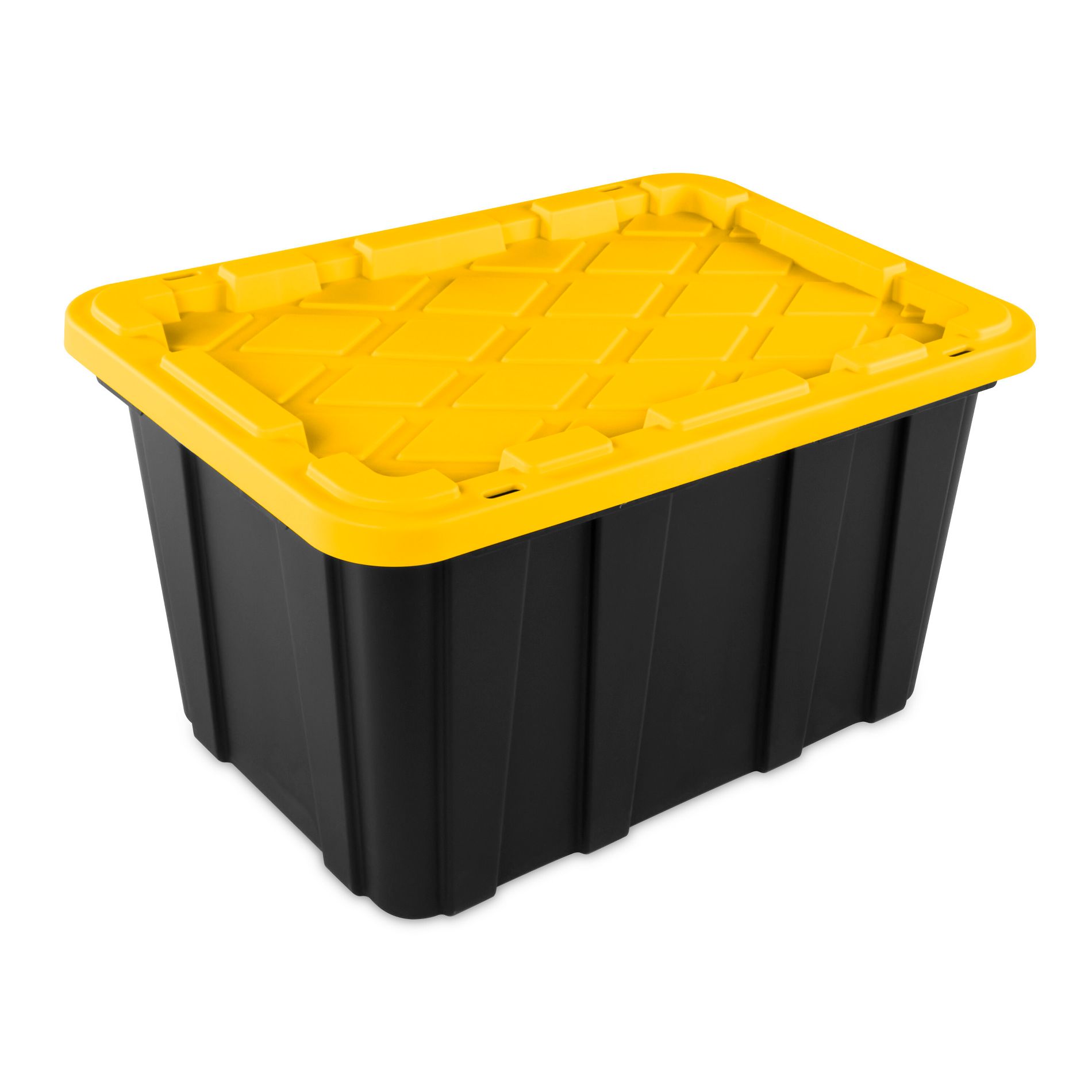 Sterilite 27gal Heavy Duty Storage Tote with Diamond Lid