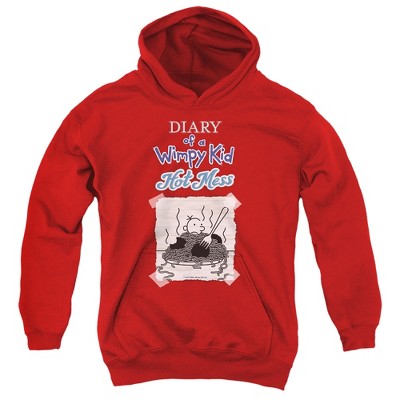Boys’ Diary Of A Wimpy Kid Hot Mess Cover Hooded Sweatshirt