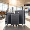 TUYOHW 20/24/28 Inch 3 PCs Carry on Suitcase Sets with Handle Password Lock,Carry on Luggage Sets for Family Trips - 2 of 4