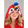 HalloweenCostumes.com Women's Plus Size Red Macaw Parrot Costume | Tropical Bird Romper with Attached Hood, Tail, & Wings - image 4 of 4