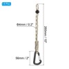 Unique Bargains Braided Wrist Polyester Keychain Badge Lanyard with Snap Hook 4 Pcs - 2 of 4
