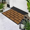Northlight Brick Rectangular Doormat 18" x 29.5" - 2 of 4