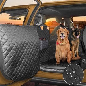 JOEJOY Back Seat Extender for Large Dogs,Dog Car Seat Cover with Side Flaps,Dog Hammock for Car, SUVs - 1 of 4
