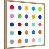 Amanti Art Circle Five Multicolor by Karl Langdon Canvas Wall Art Print Framed 22 x 22-in. - 2 of 4