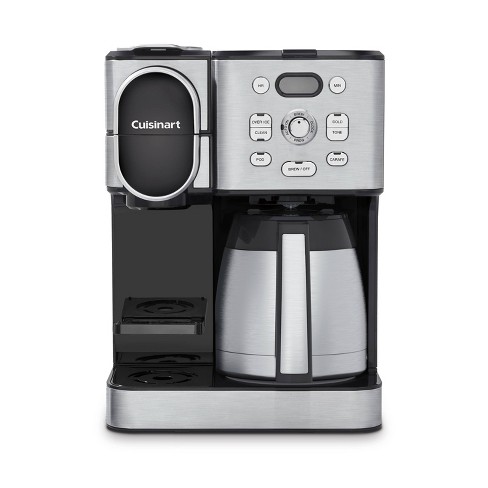 Cuisinart Coffee Center 2 in 1 Coffee Maker And Single serve Brewer With Thermal Carafe Stainless Steel Ss 21 10 cup Drip K cup Compatible Target