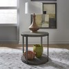 Liberty Furniture,Modern View Round End Table in Gauntlet Gray - 4 of 4