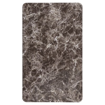 Contemporary Gray Faux Marble 24" x 42" Laminate Dining Table Top