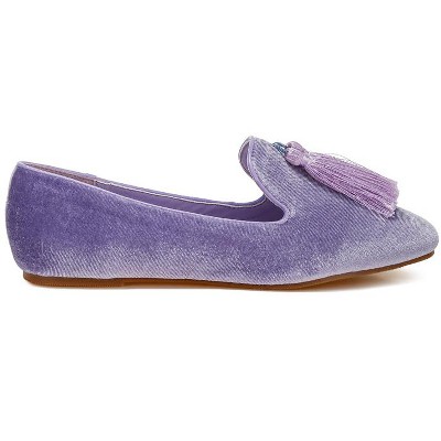 Tromso Iconic Tassel Detail Velvet Women Loafers