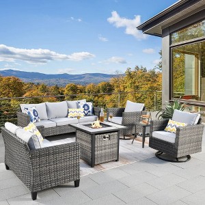 Wicker loveseat and chair online