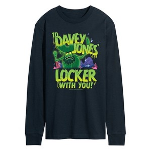 Men's - Spongebob Squarepants - Spongebob: The Search For Squarepants To Davey Jones Locker Long Sleeve Graphic T-Shirt - 1 of 4