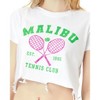 Women's Malibu Tennis Cropped Top - PRINCE PETER - 2 of 2