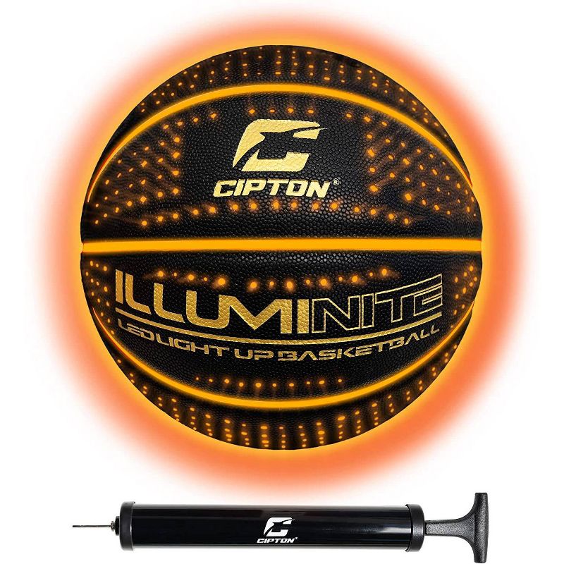 CIPTON LED Composite 29.5&#34; Basketball - Black, 1 of 9