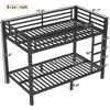 Kumasinova Metal Bunk Bed – Heavy-Duty Steel Bed Frame with 2-Side Ladders & Under-Bed Storage, Noise-Free Design Bunk Bed for Teens and Adults - 3 of 4