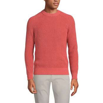 Lands' End Men's Drifter Cotton Crewneck Sweater