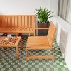 5-Piece Modern Patio Sofa Set with Coffee Table, Indoor Outdoor Sectional Conversation Set for Garden or Balcony–The Pop Home - 2 of 4
