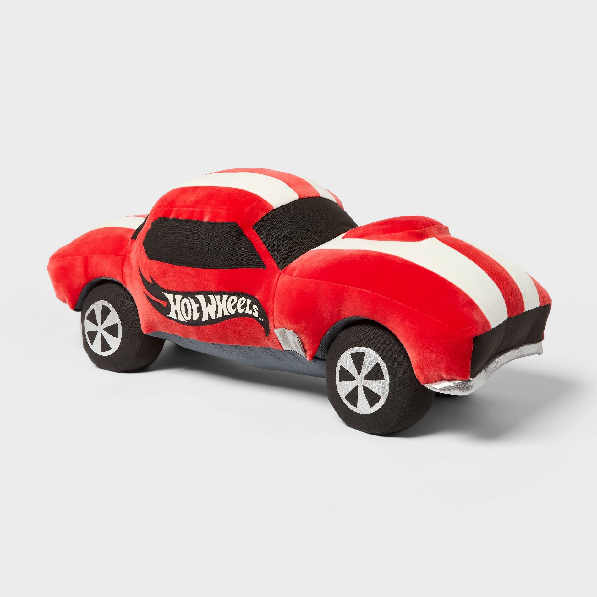 Hot Wheels Retro Jumbo Car Weighted Plush Kids' Throw Pillow Red - Hot Wheels by Pillowfort™