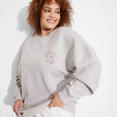 Women's Oversized Pullover Sweatshirt - Wild Fable™