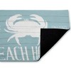 Stupell Industries Beach House Entry Crab Printed Outdoor Door Mat, design by Kim Allen, 18"x30" - 2 of 4