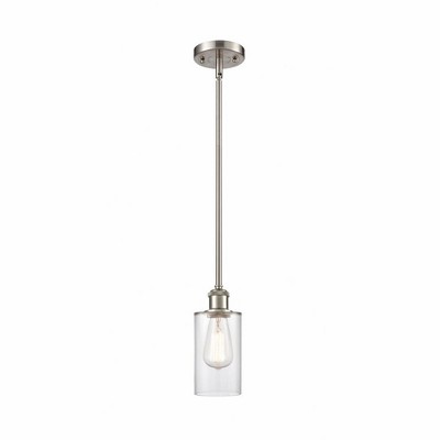 Clymer - 1 Light Mini Pendant In Art Deco Style-10 Inches Tall and 3.88 Inches Wide
