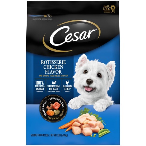 Cesar Rotisserie Chicken Flavor With Spring Vegetable Garnish