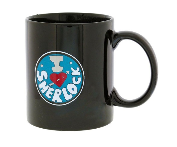 Se7en20 Sherlock Holmes I Heart Sherlock 12-oz Heat Reveal Mug