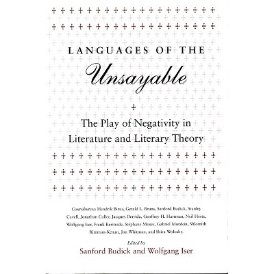 Languages of the Unsayable - (Irvine Studies in the Humanities) by  Sanford Budick & Wolfgang Iser (Paperback)
