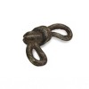 HomeRoots Rustic Gray Cast Iron Knot Sculpture - 3 of 4