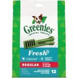Greenies Fresh Dental Care Regular Spearmint Flavor Adult Dog Treats - 12oz