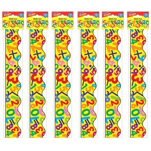 TREND Math Fun Terrific Trimmers®, 39 Feet Per Pack, 6 Packs - 1 of 3