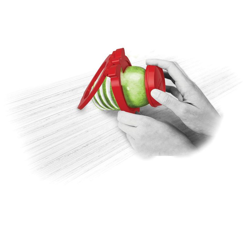 Talisman Designs Apple Spiralizer & Corer, Red, 3 of 4
