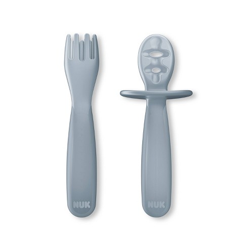 Baby spoon & fork that are easy to grip