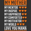 Men's Design By Humans Best Mother Description Hearts By OlaFami Tank Top - 2 of 2