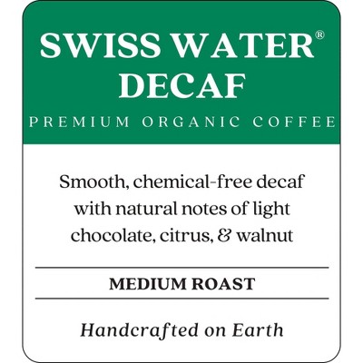 Copper Moon Swiss Water Organic Blend Medium Roast Whole Bean Coffee - Decaf - 2lbs